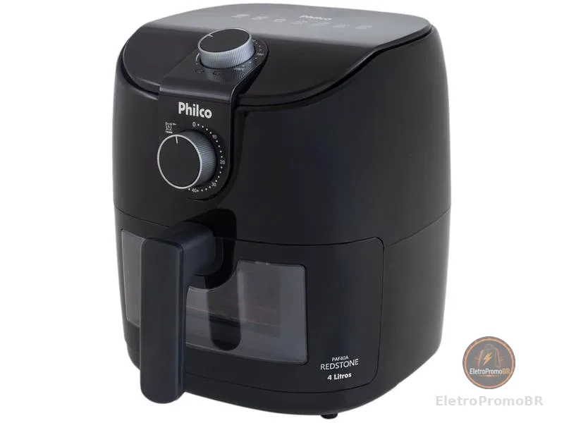 Air Fryer Philco 4L Revestimento Redstone 1500W PAF40A