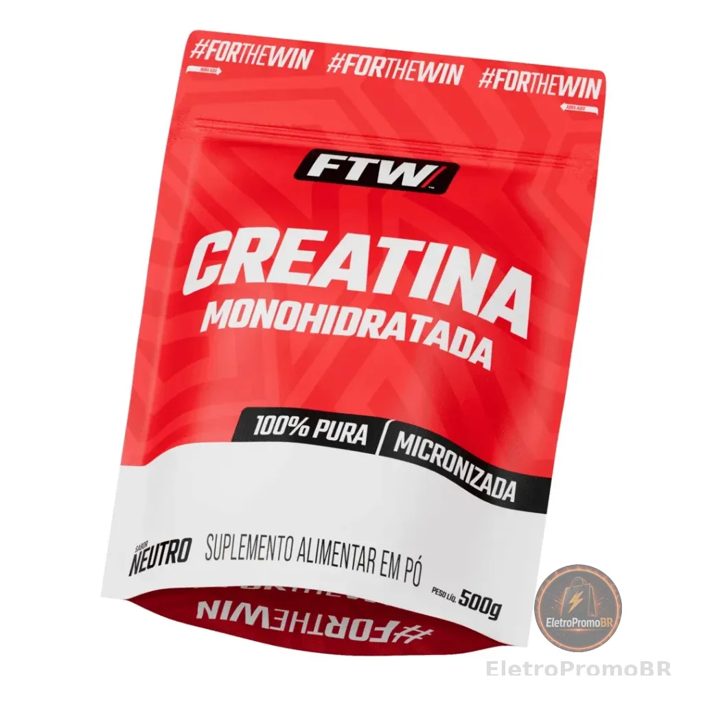 Creatina Monohidratada Pura Refil 500g - FTW