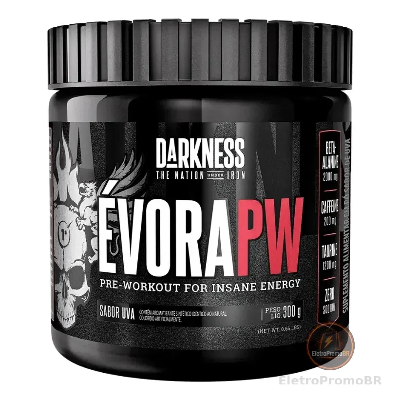 Pré Treino Évora Pw Darkness Uva 300g Integralmédica