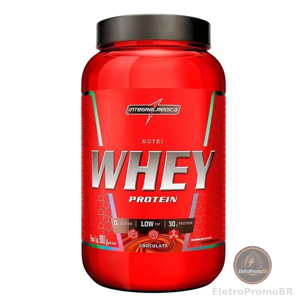 Nutri Whey Protein Chocolate Pote 900g Integralmédica