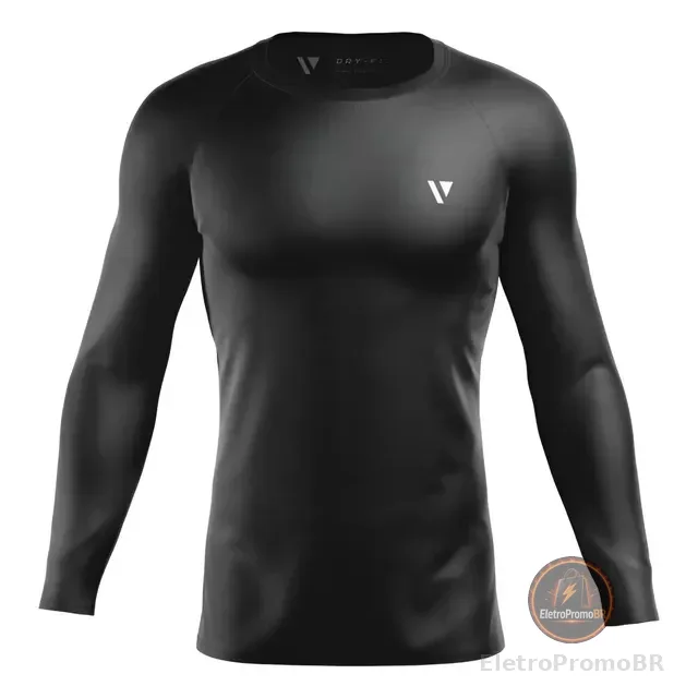 Camisa Térmica Voker Segunda Pele Proteção Solar Uv Dry Fit