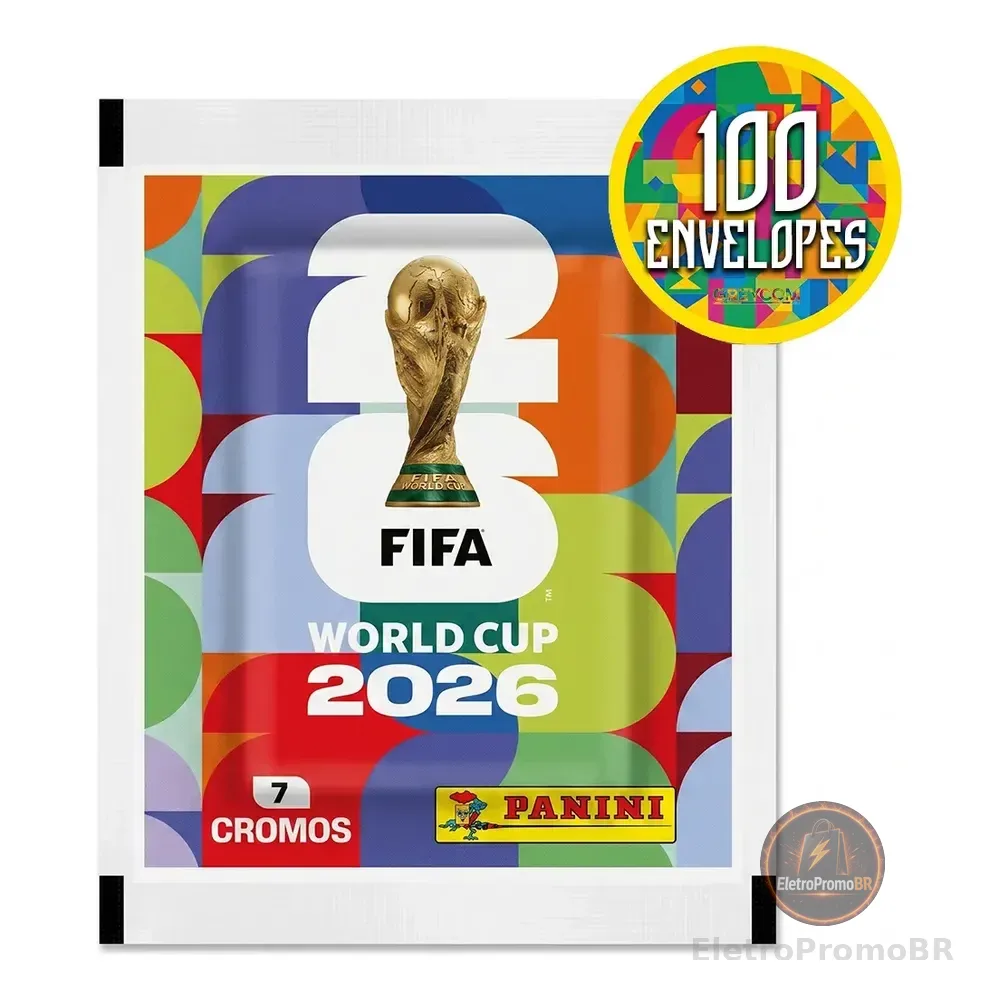 Kit 700 Figurinha Do Álbum Copa Do Mundo 2026- 100 Envelopes