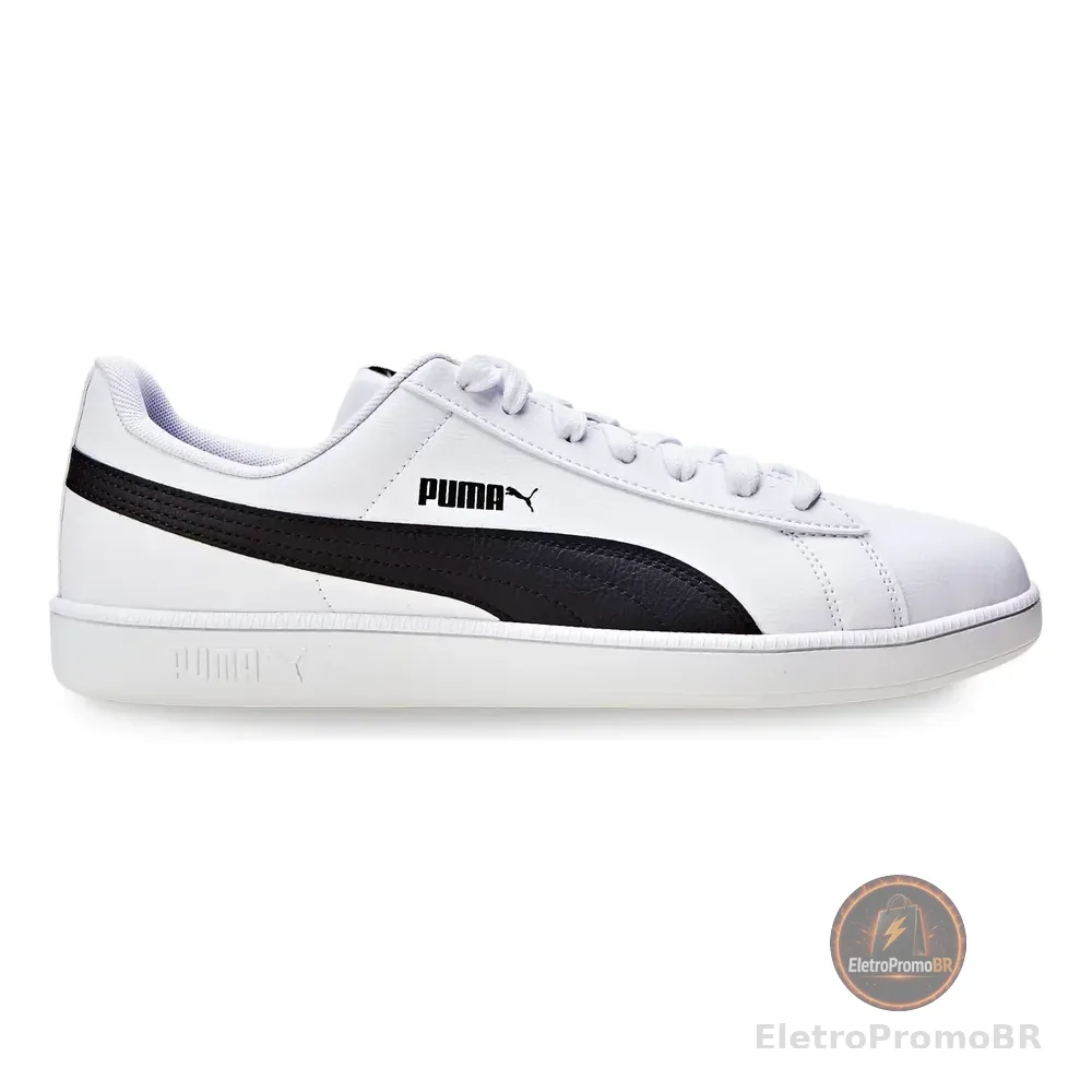 Tênis Casual Masculino E Feminino Up Puma Branco/preto Geométrico 40 Br