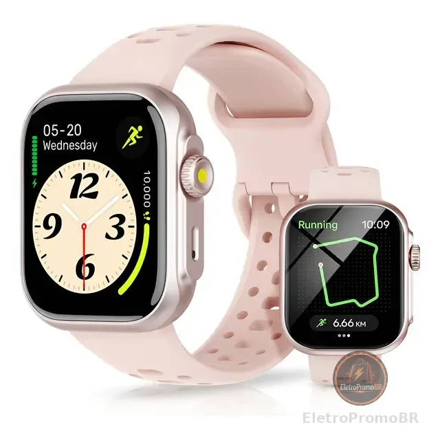 Relógio Smartwatch Bettdow Fb041 Esportivo Alexa E Gps 1.85