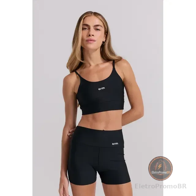 Conjunto Feminino Fitness Compact Top E Short - Arm