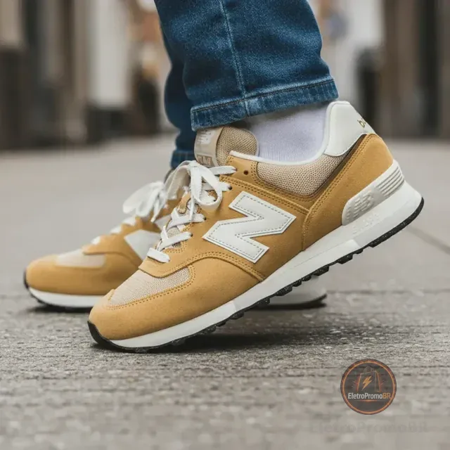 Tênis Casual Masculino New Balance 574v2 Confortavel E Macio