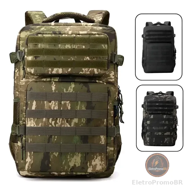 Mochila Tática Militar Impermeável 30 Litros Super Reforçada