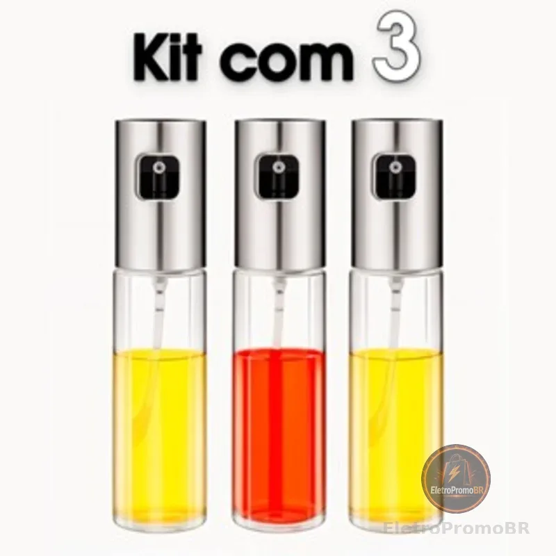 1/2/3 Peças Borrifador Azeite Pulverizador Premium Culinário Adequado Para Cozinhas 100ml Promoção