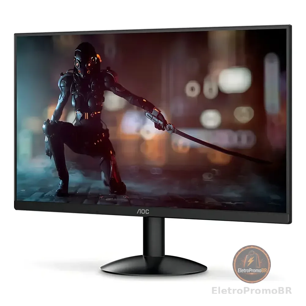 Monitor Gamer Aoc 21.5'' Full Hd Gaming 120hz 1ms 22b30hm23 Cor Preto 127/220v