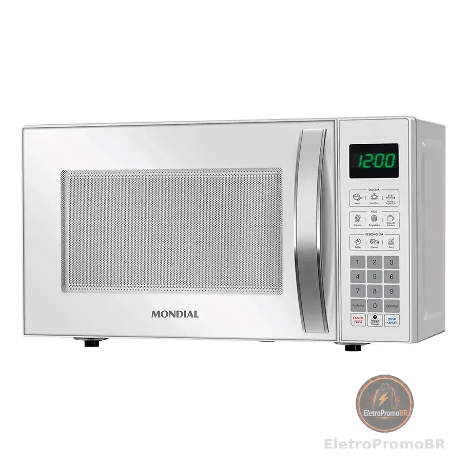 Micro-ondas Mo-01-21-w 21 Litros 1200w Branco Mondial 220v