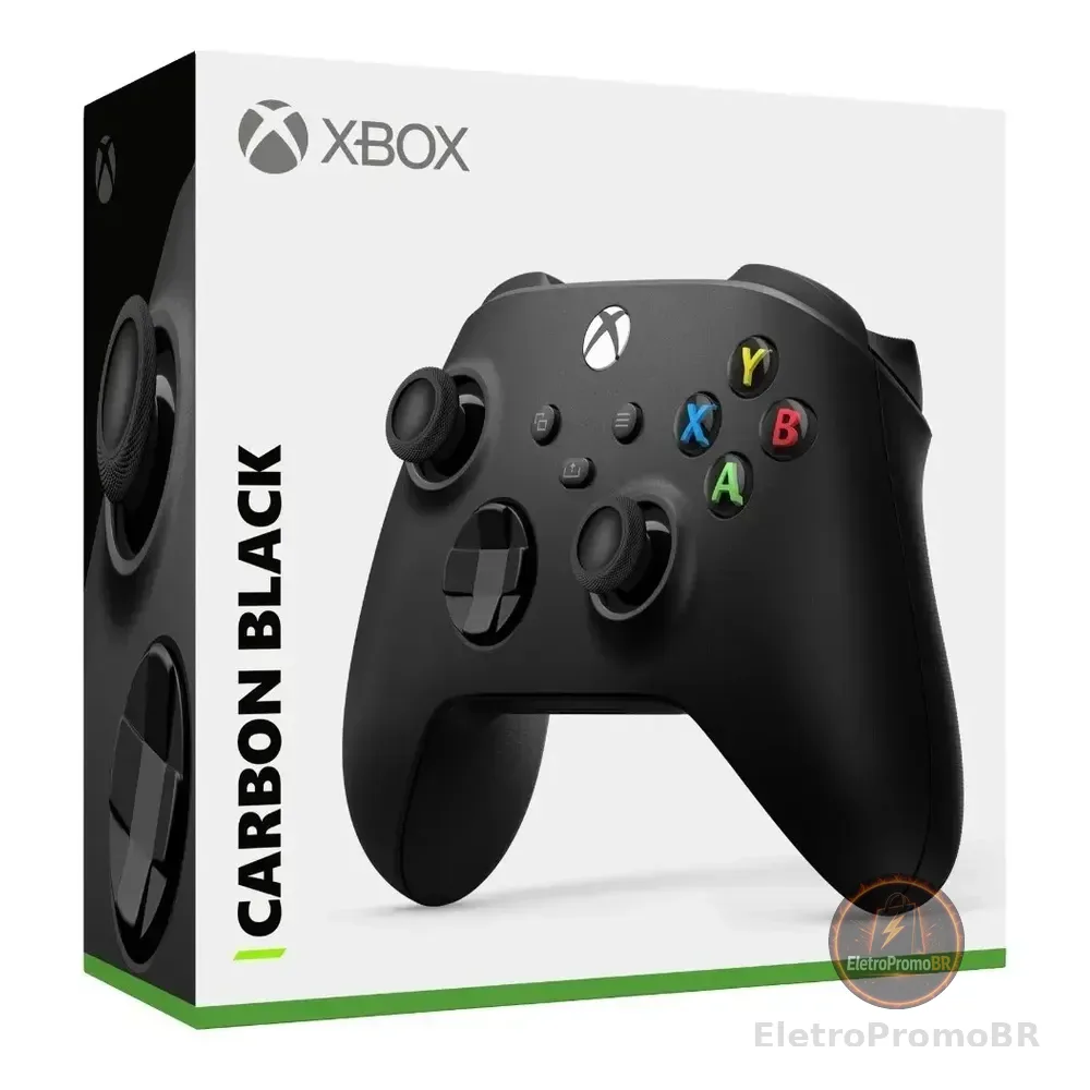 Controle Xbox Wireless Series X|s Carbon Black