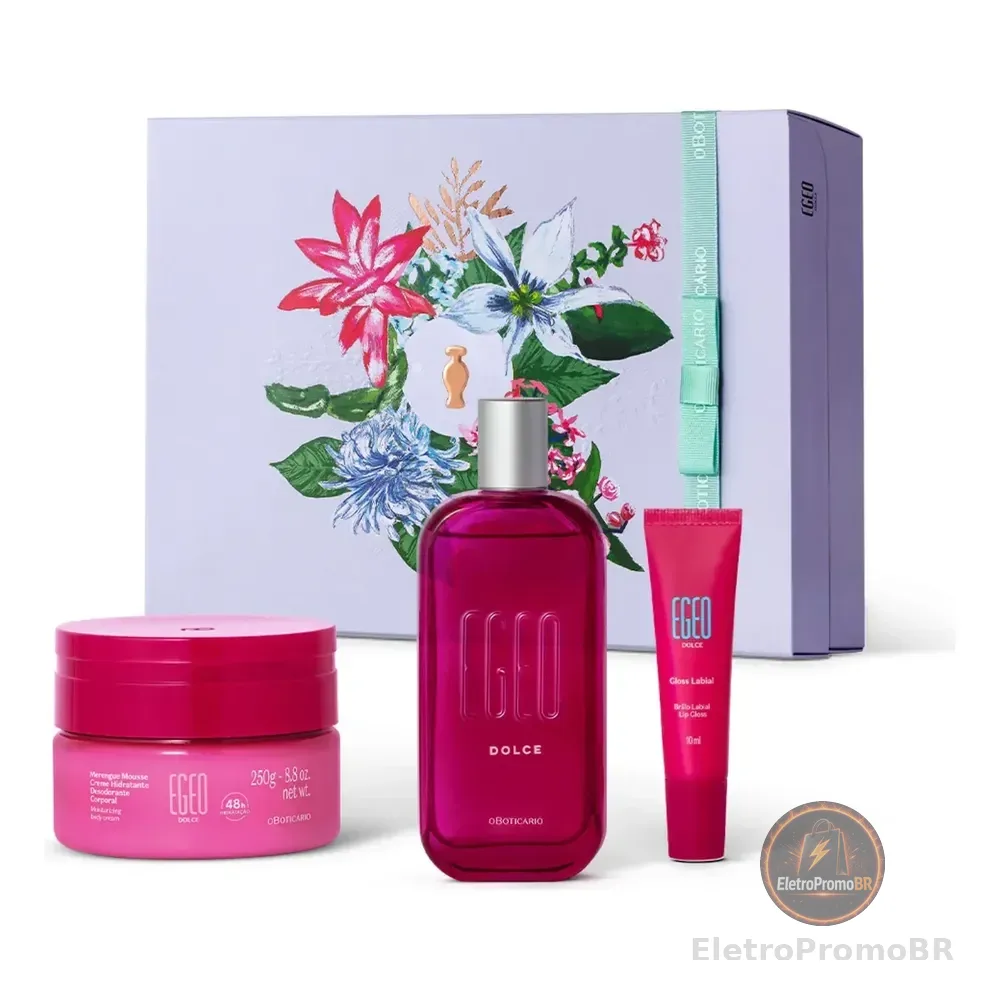 Kit Presente Egeo Dolce O Boticário Feminino Original