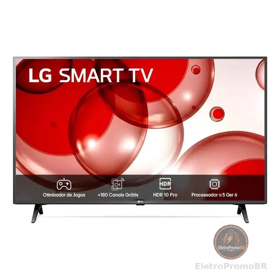 Smart Tv Profissional LG 43  Full Hd Processador A5 Ger6 Ai Alexa Integrada Webos 23  43lr671c-b