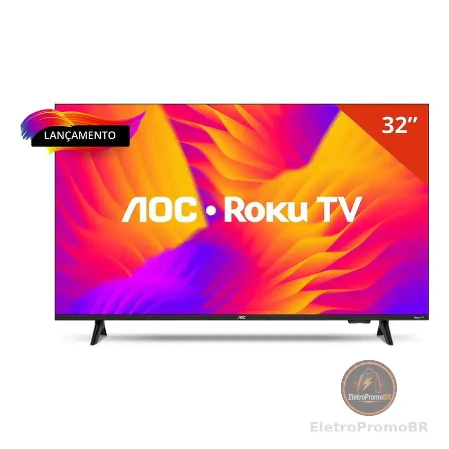Smart Tv Aoc Dled 32 Wi-fi Roku Tv Quad Core 32s5155/78g