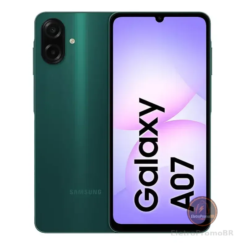 Celular Samsung Galaxy A07 256gb 8gb Câmera 50mp Verde