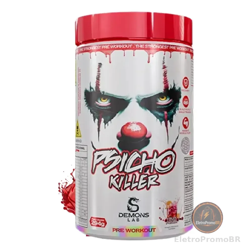 Suplemento Em Pó Psicho Killer Fruit Punch 294g Demons Lab Ponche De Frutas