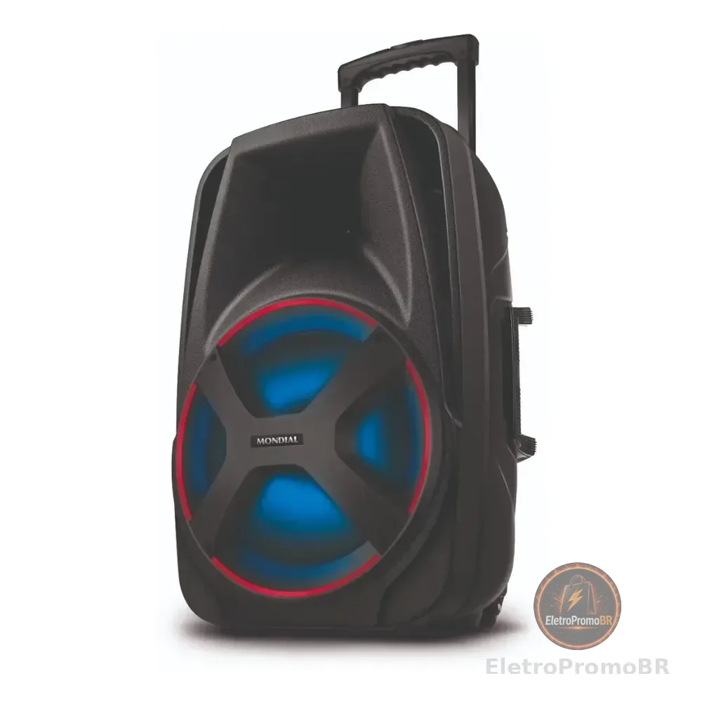 Caixa Amplificada Connect Power Plus Cm-550 Preto Mondial 127/220v