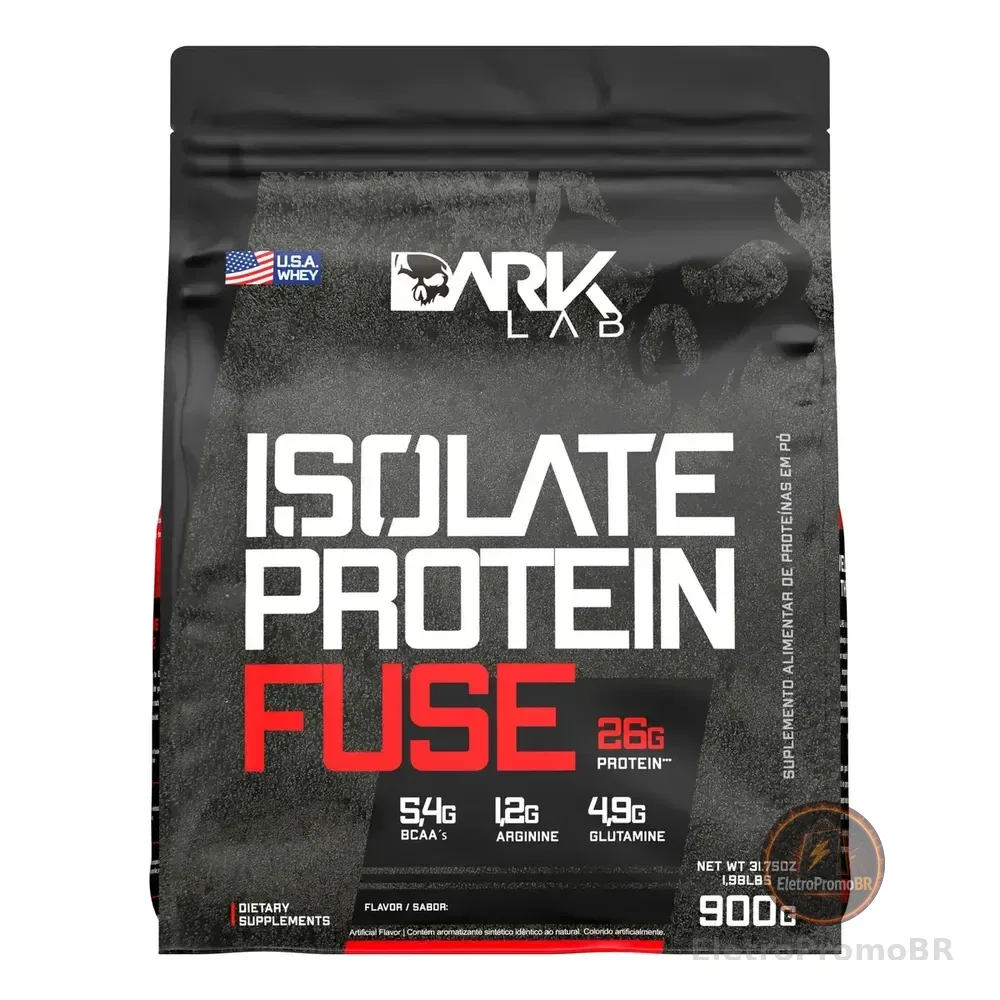 Whey Isolate Protein Fuse 900g Dark Lab Sabor Morango