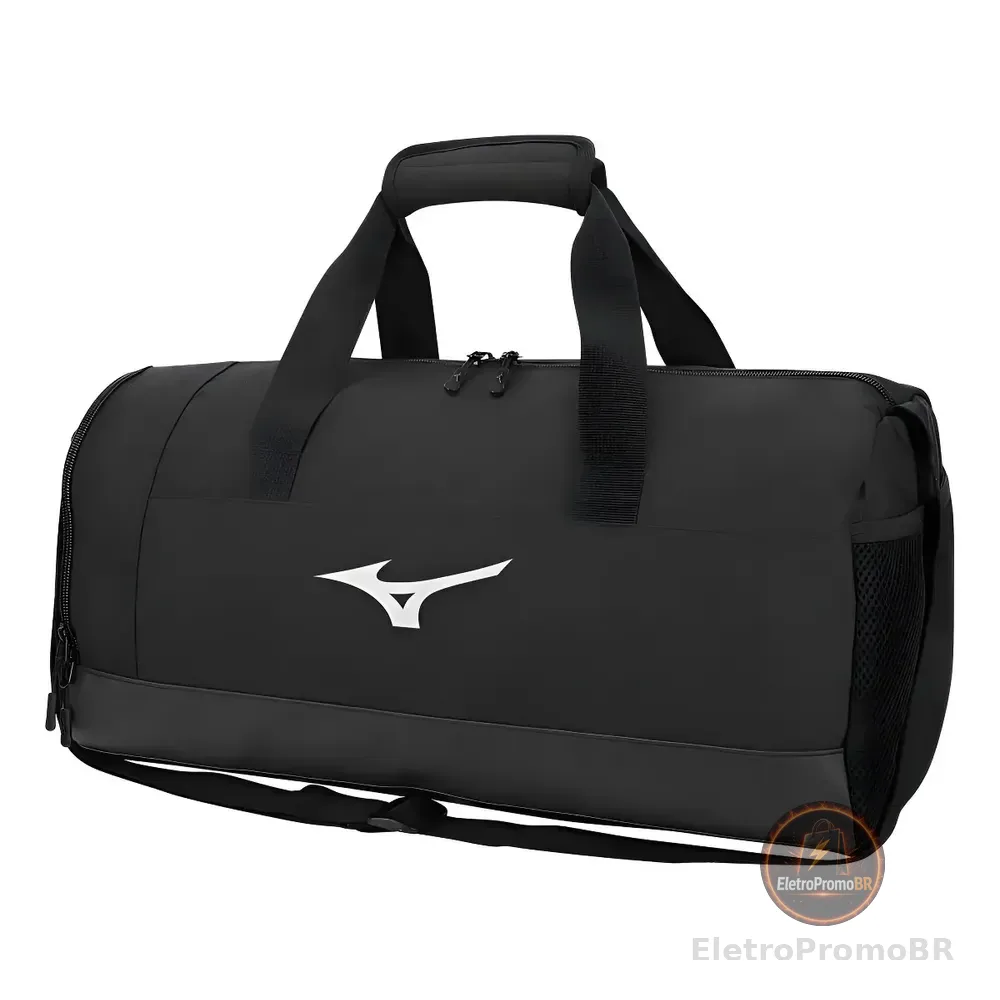 Mala De Treino Mizuno Gym Cor Preto Liso