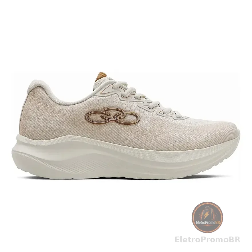 Tênis Olympikus Sagaz Feminino Creme Liso 36 Br