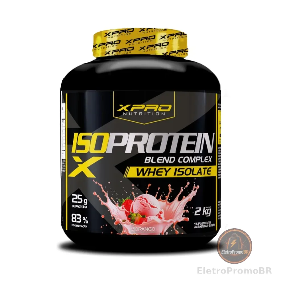 Whey Protein Iso Protein Blend Complex - XPRO Nutrition (2kg, Morango)