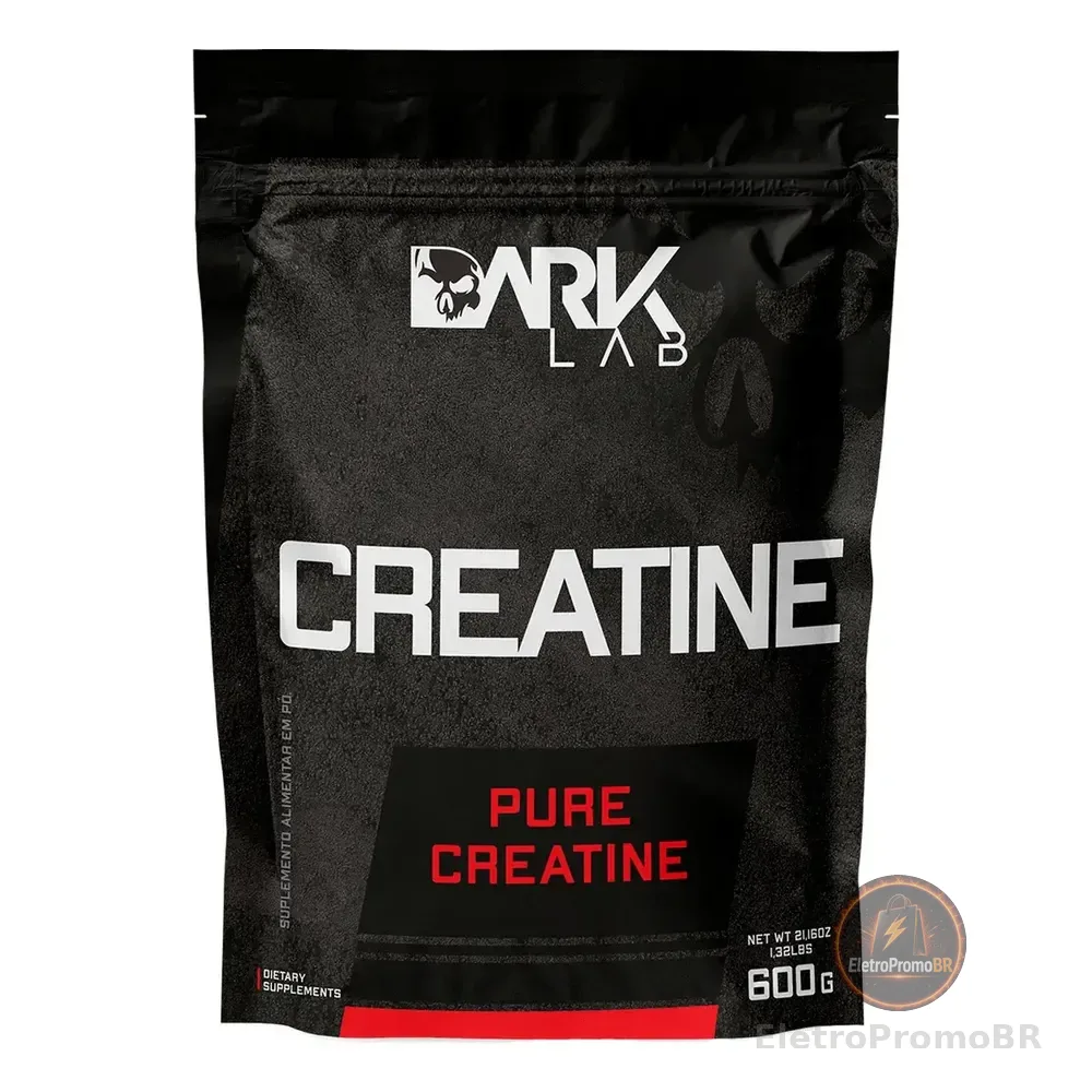 Creatina Monohidratada Pura 600g Dark Lab Unidade Sem Sabor