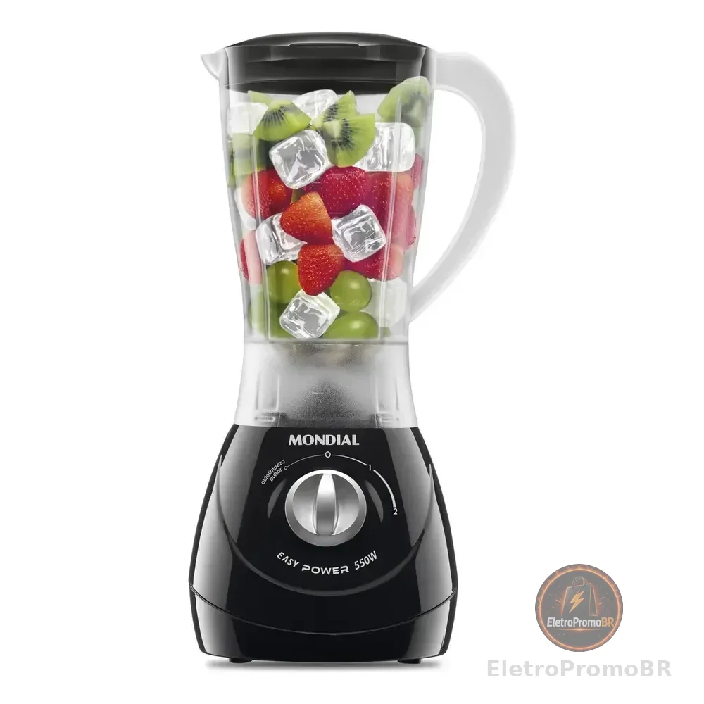 Liquidificador Easy Power Mondial 550w - L-550-b Preto 127v