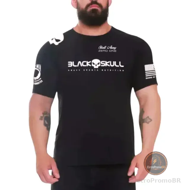 Camiseta Dry Fit Soldado Bope Black Skull Original