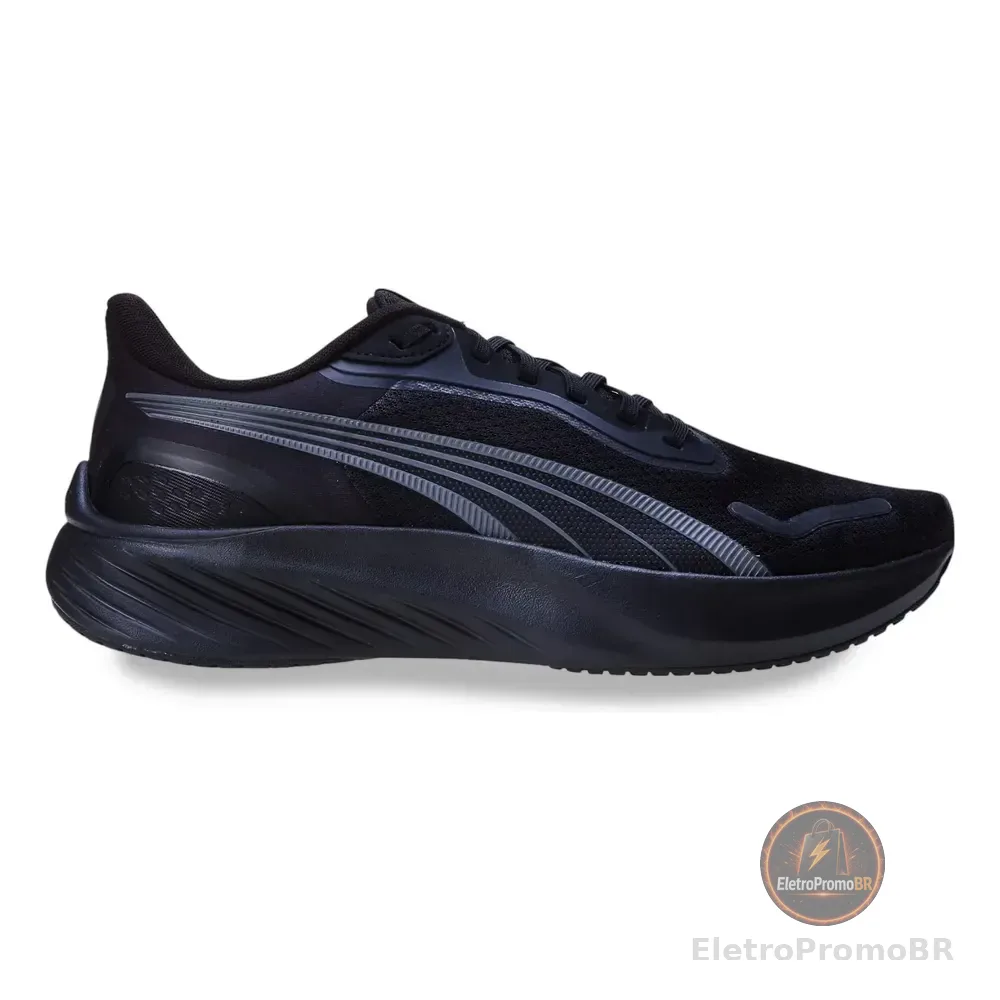 Tênis Masculino Pounce Lite Puma Puma Black-cool Dark Gray Lisa 42 Br