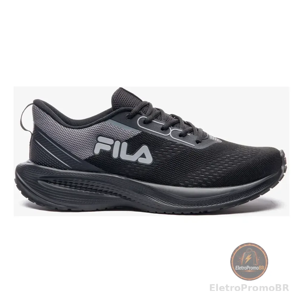 Tênis Fila Masculino Rise Up Esportivo Treino Original Preto/cinza/grafite Lisa 42