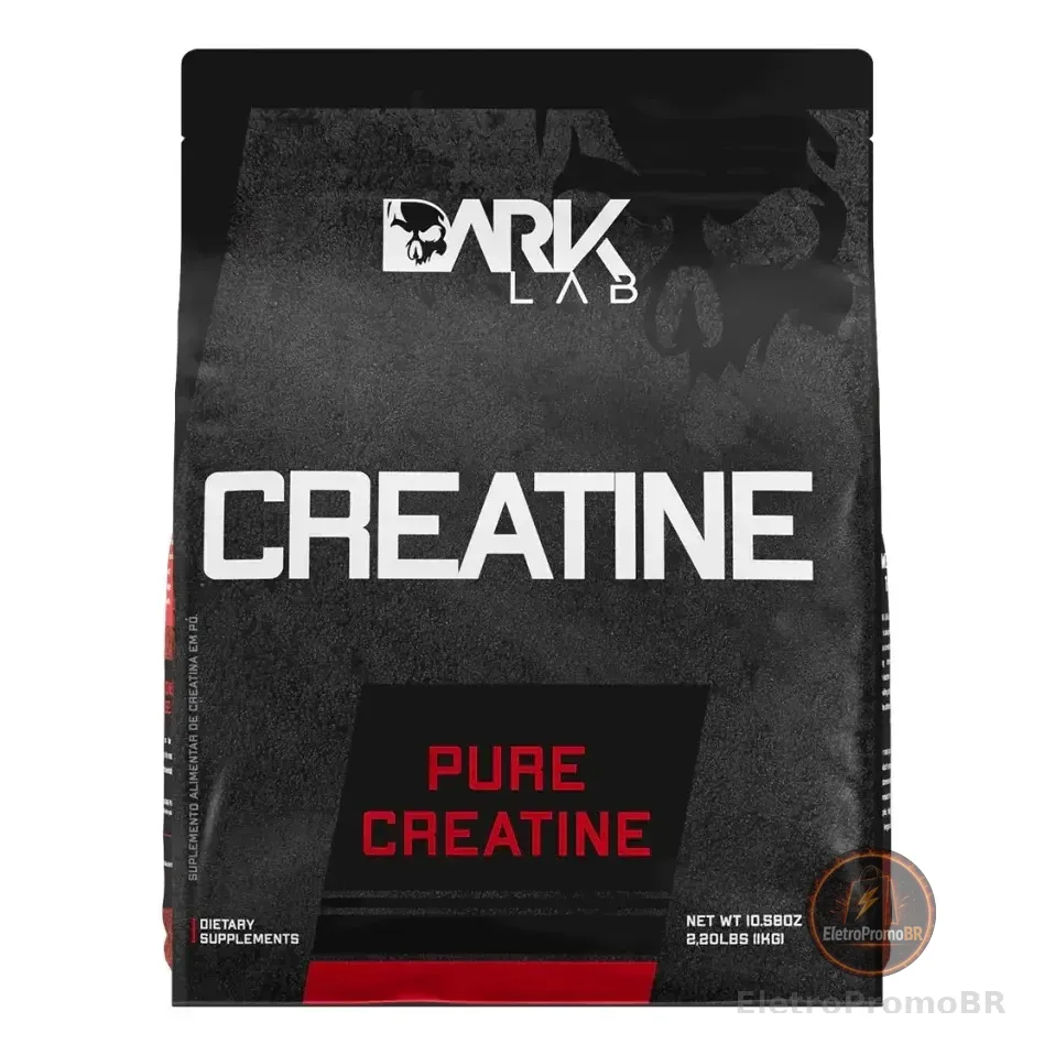 Creatina Monohidratada Pura 1kg Dark Lab Unidade Sem Sabor
