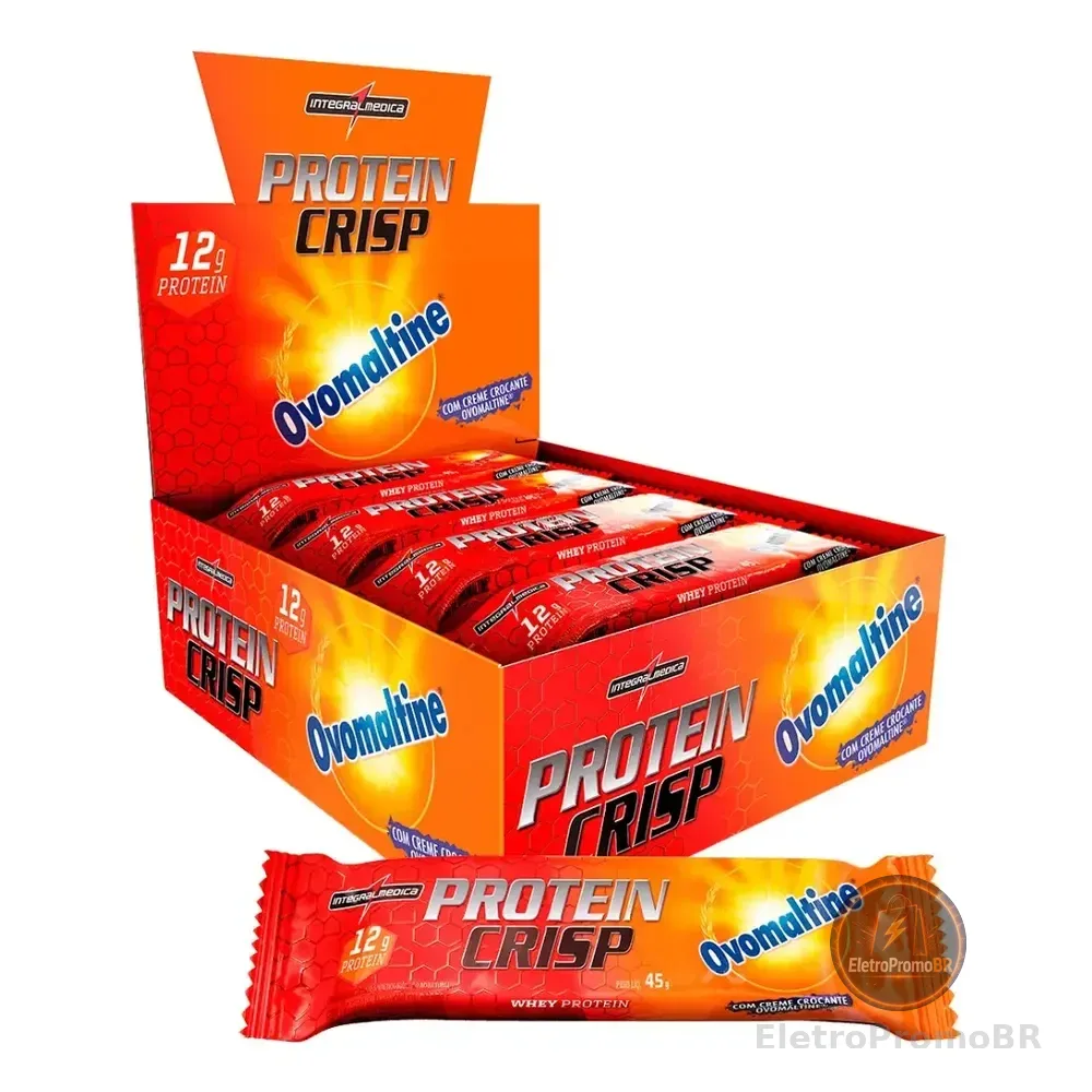 Protein Crisp Bar Ovomaltine Caixa C/ 12 Und Integralmédica
