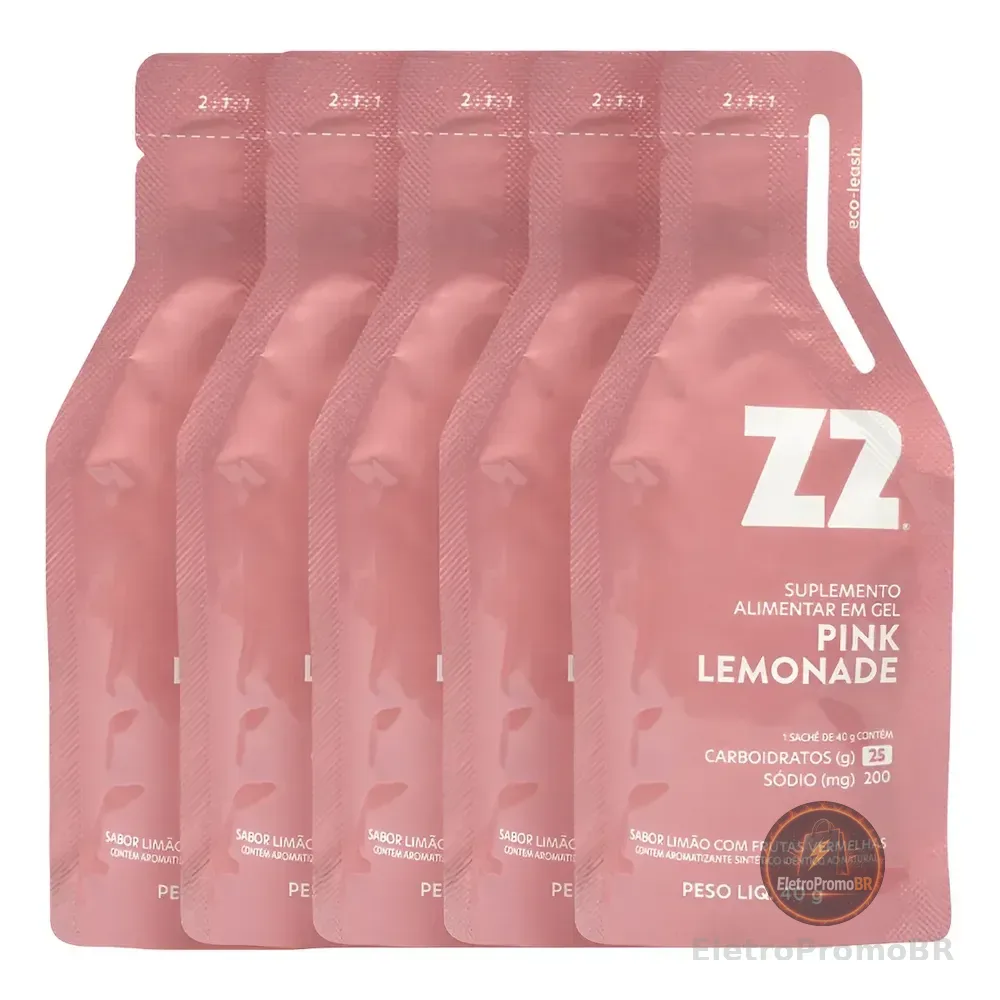 Gel De Carboidrato Z2 Everyday Pink Lemonade Kit Com 10 Sachês De 40g