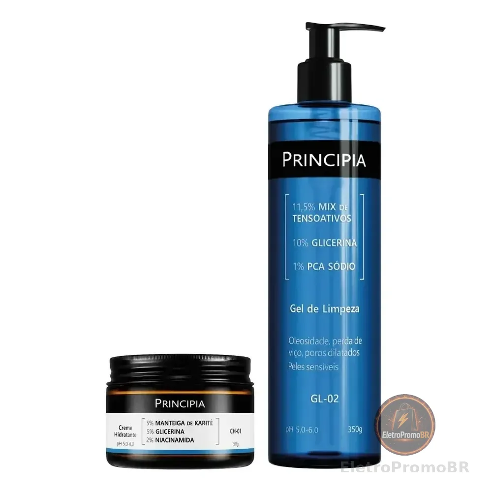 Principia Kit Limpeza E Hidratação Para O Dia A Dia Todo Tipo De Pele Dia/noite