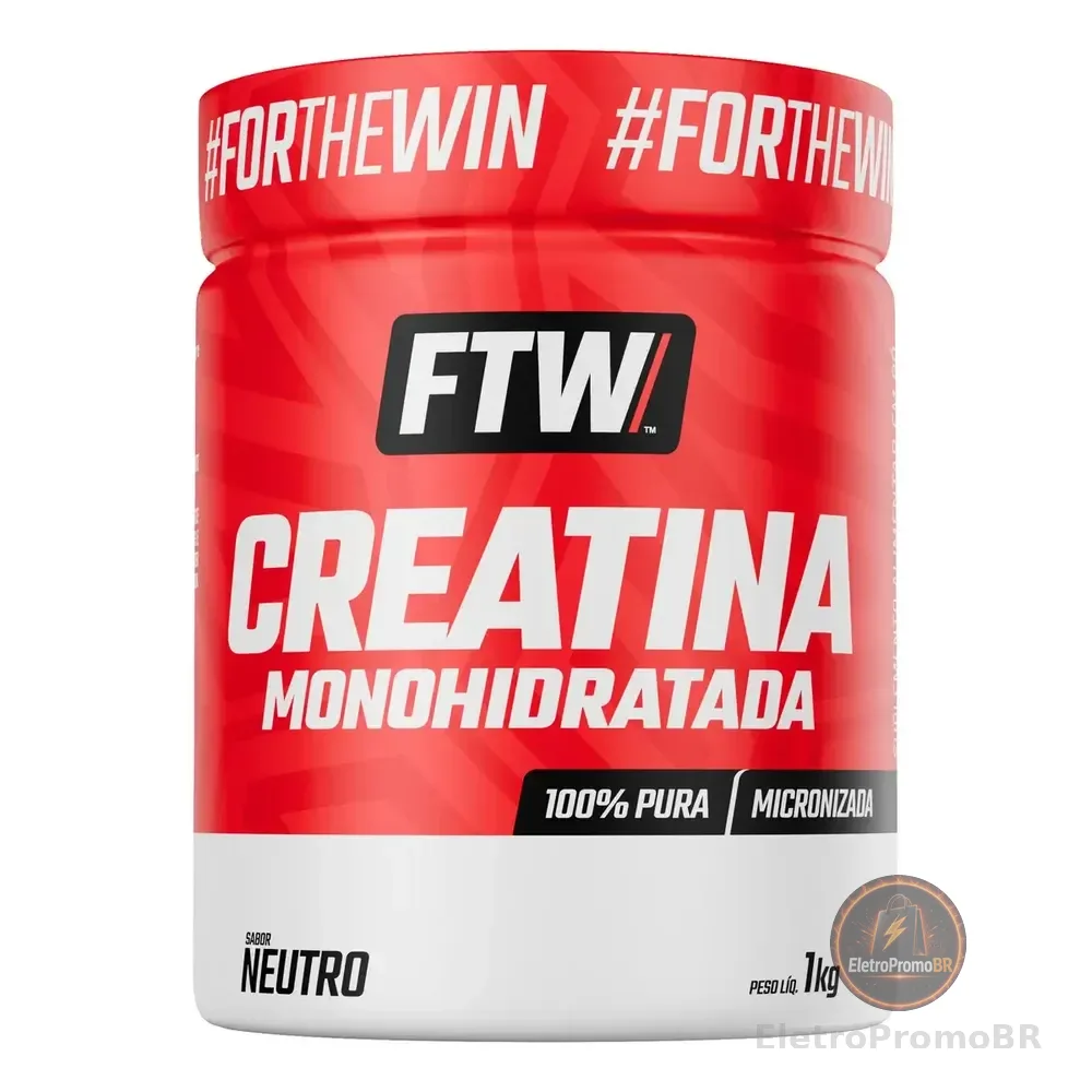 Creatina Monohidratada 100% Pura Pote 1kg - Ftw Neutro