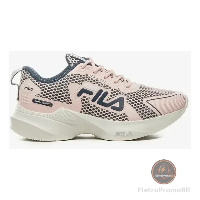 Tênis Fila Arched Feminino Rosa Activewear Slip-on