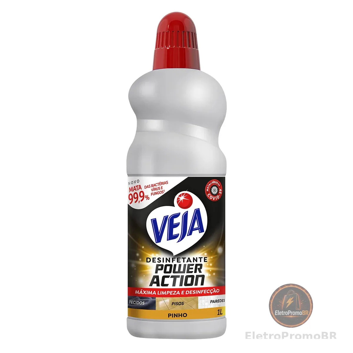 Desinfetante Multisuperficies Veja Power Action Pinho 1L