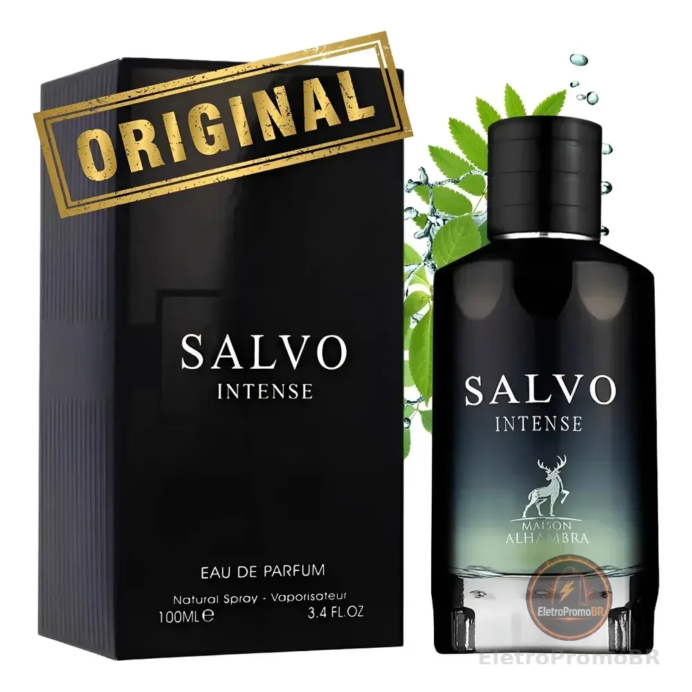 Perfume Masculino Arabe Salvo Intense 100ml Original C/ Nf