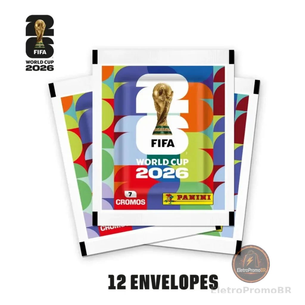 Copa do Mundo 2026 - Blister com 12 envelopes - 84 Figurinhas