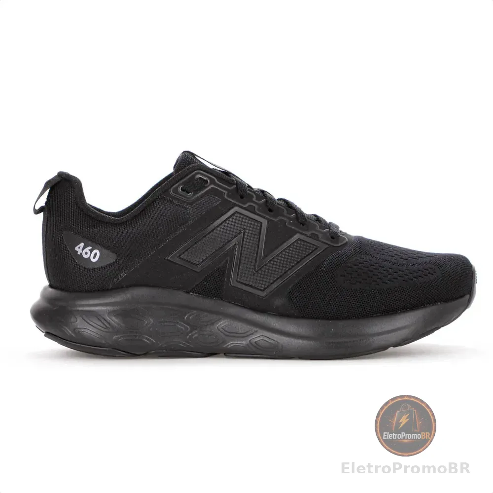 Tênis New Balance 460 V4 All Treino Leve Estável Resistencia Preto 44 Br