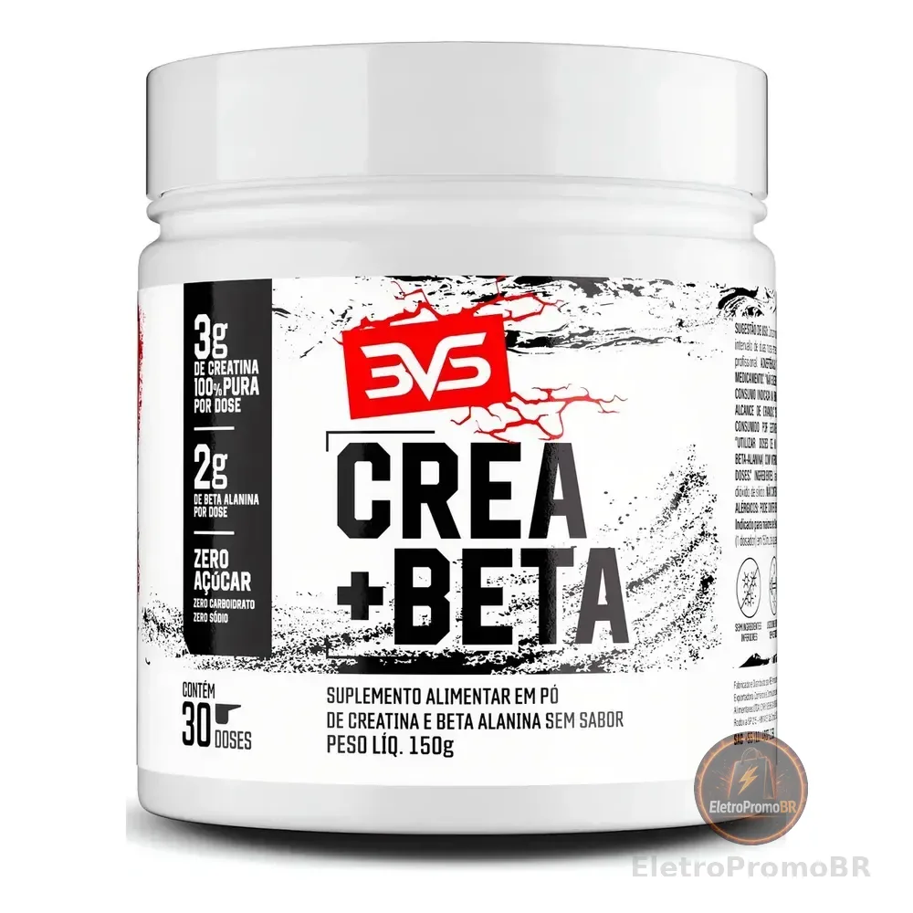 Creatina + Beta Alanina - Fórmula Avançada Para Treinos De Alta Intensidade Com Zero Carboidrato - 150g Sem Sabor