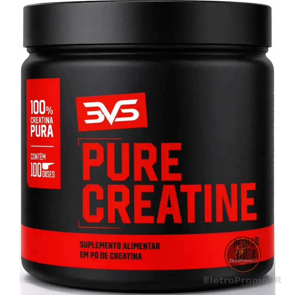 Creatina Monohidratada 300g - 100% Pura - 3vs Nutrition