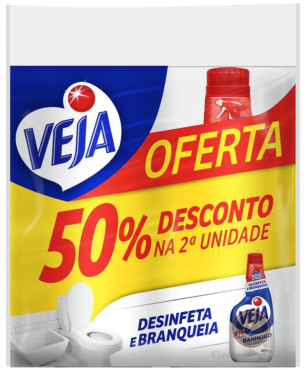 Veja X14 Limpador Tira Limo 500ml 2 unidades