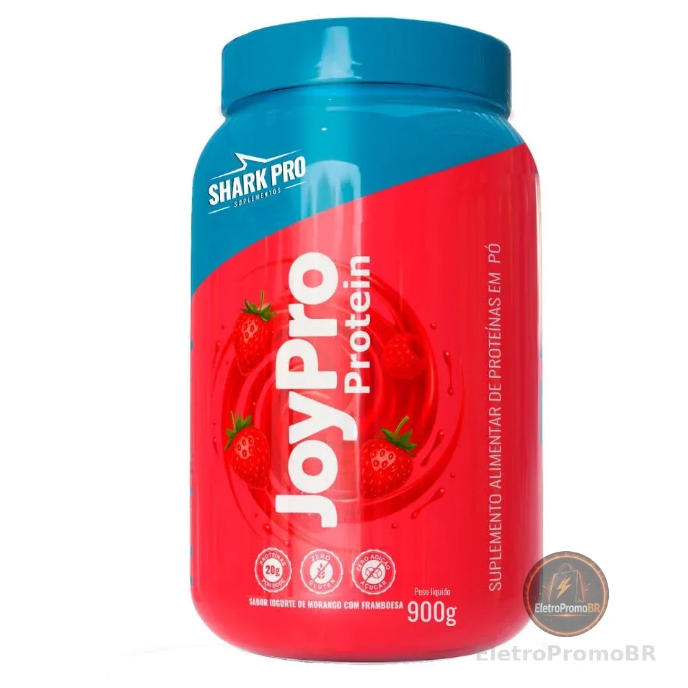 WHEY PROTEIN JOYPRO POTE 900G - IOG MOR C/FRAMBOESA