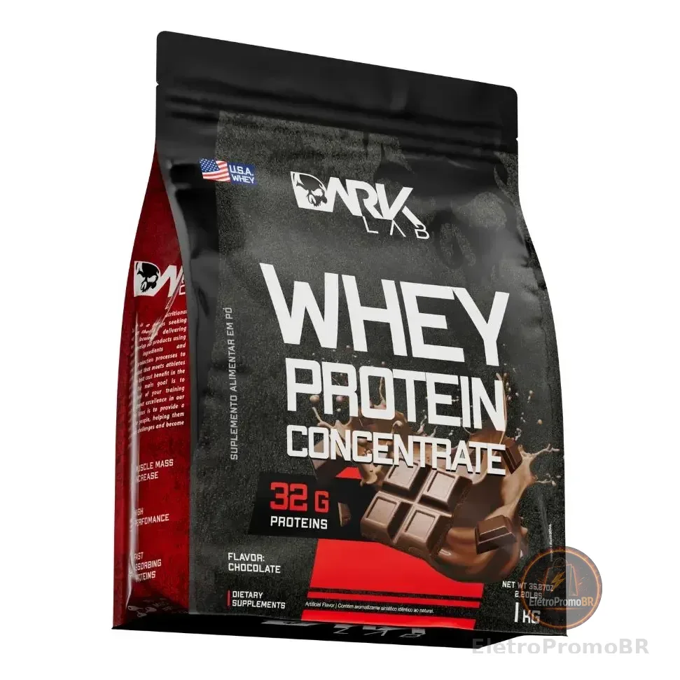 Whey Protein Concentrado 1kg Chocolate Dark Lab