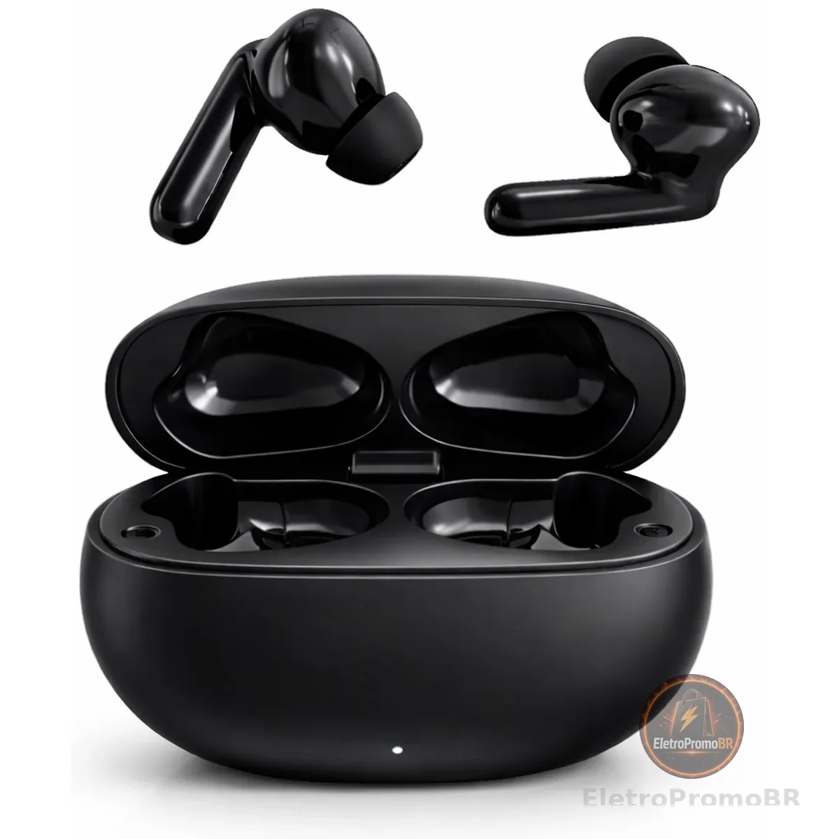 Fone de Ouvido Bluetooth Sem Fio, TWS Bluetooth 5.4, Microfone Embutido, Ergonômico para Academia, Trabalho e Ligações, Compatível com iPhone, Android, Windows e Xiaomi