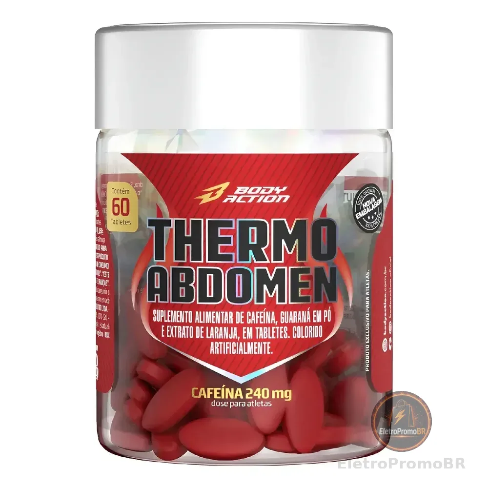 Termogênico Abdomen 60 Comprimidos Bodyaction Sem Sabor