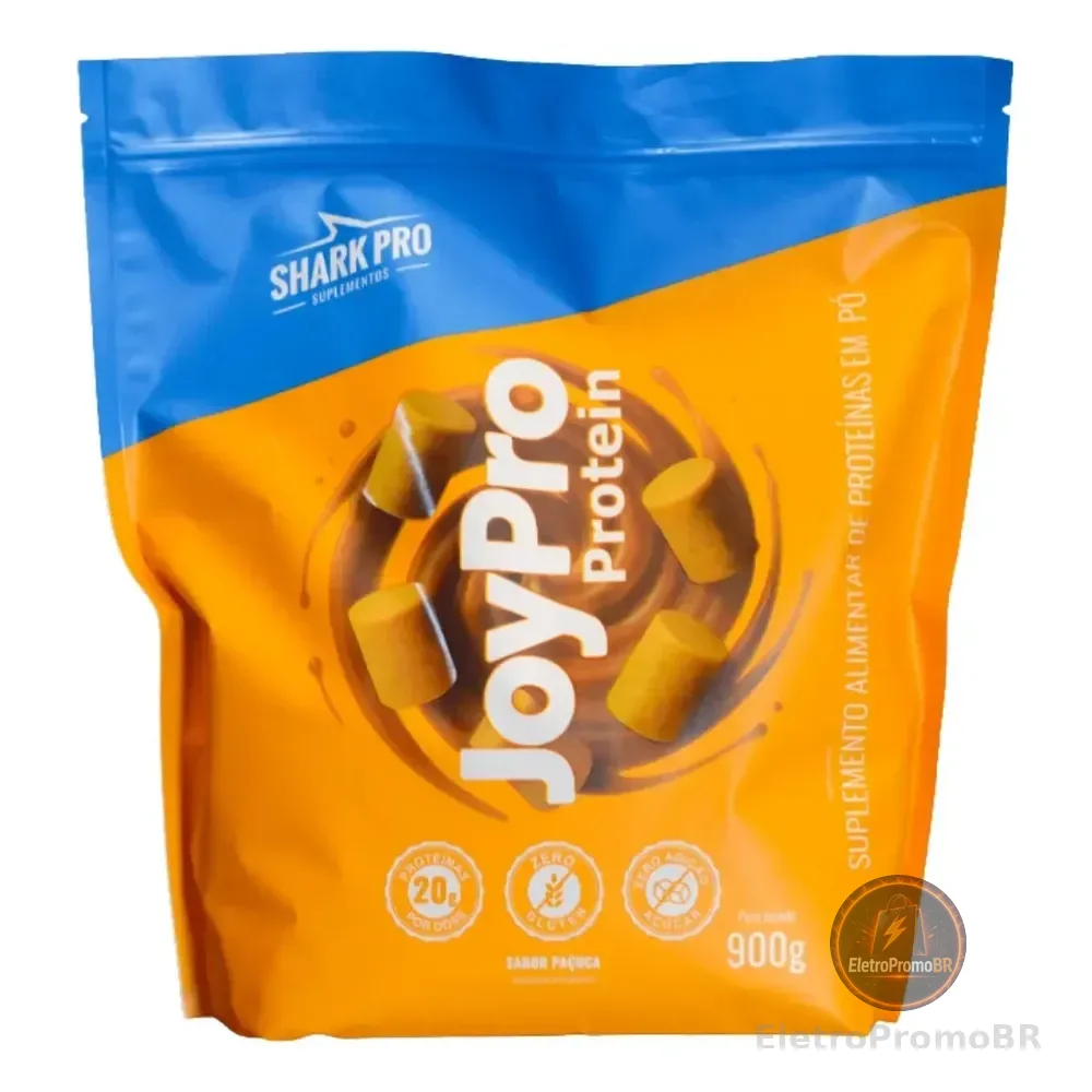 Whey Protein Joypro Refil 900g Shark Pro Paçoca