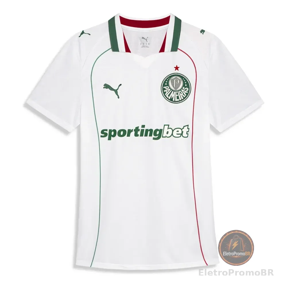 Camisa Do Palmeiras 26/27 Torcedor Puma Puma White Sem Jogador G