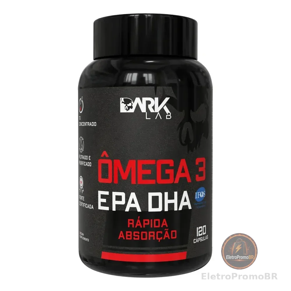 Ômega 3 Epa Dha 120 Cápsulas Dark Lab Sem Sabor
